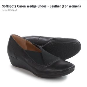 Softspots Caren Wedge Shoes - Leather